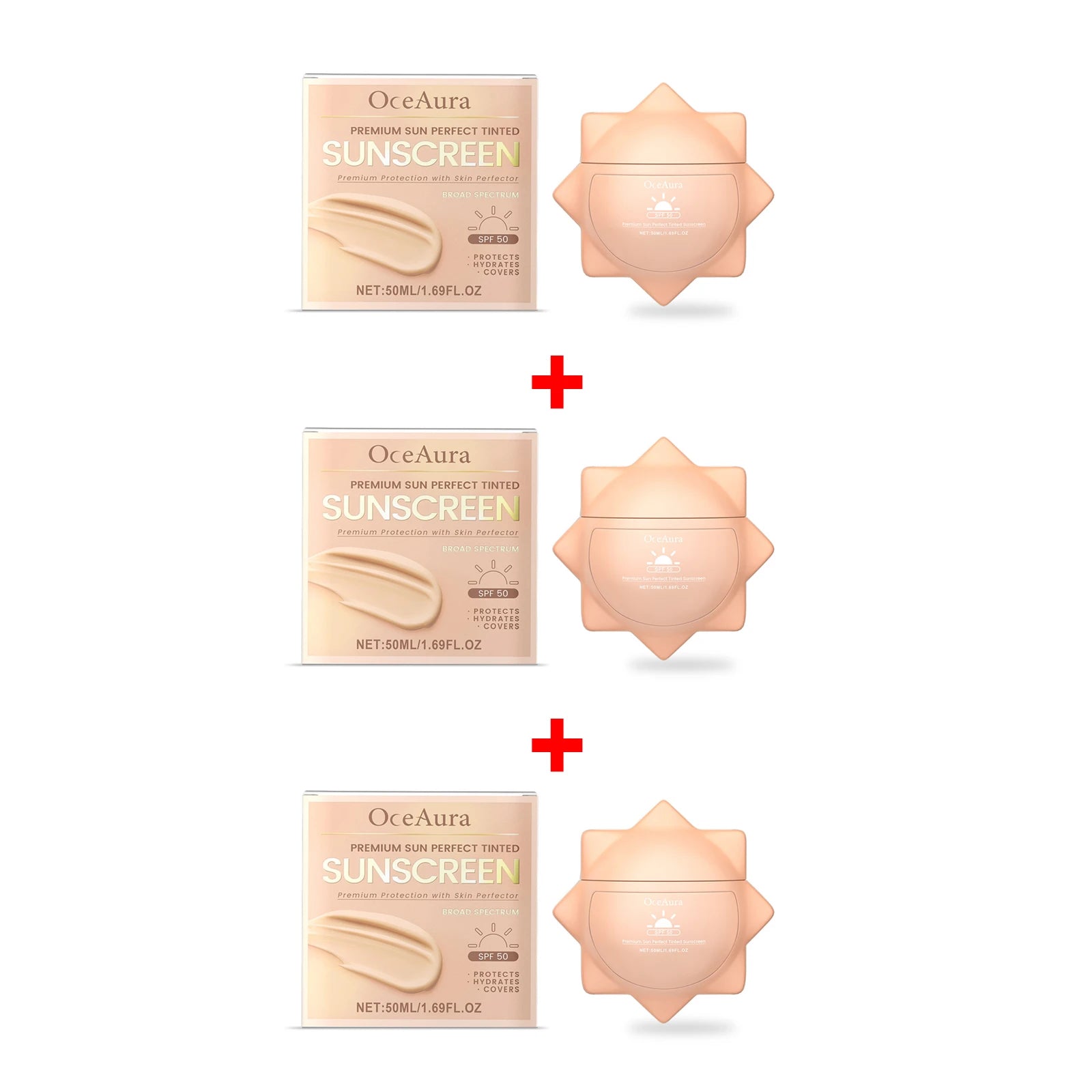 Sunscreen For Face Whole Body SPF 50+ UV Resistant Skin Protection Anti Sunburn Oil Control Moisturizing Sun Isolation Cream