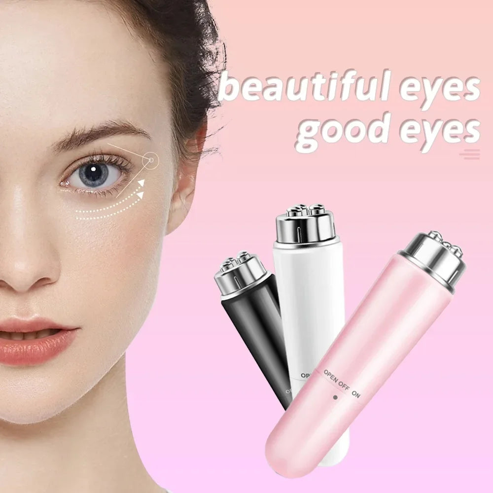 4 In 1 Electric Facial Massager Micro Vibration Eye Beauty Instrument For Relax Eye Dark Circles Eye Bags Wrinkles Puffiness