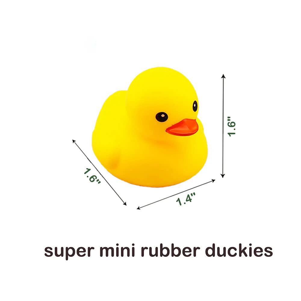 1pcs Rubber Duck Floating Squeaky Duckies Gift for Shower Infants Party Decoration