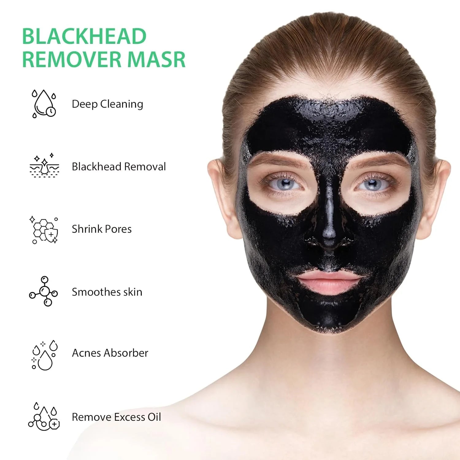 Charcoal Peel Off Mask Cream Blackhead Remover Deep Pore Cleansing Purifying Hydrating Facial Mask For All Skin Types