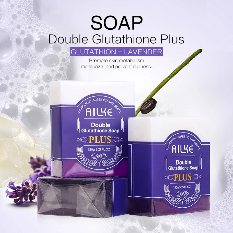AILKE Anti Spots, Smooth Skin Soap, Scented Bar, For Black Skin, Dark Skin, Caramel Skin, Brightening, Whitening,for face & body