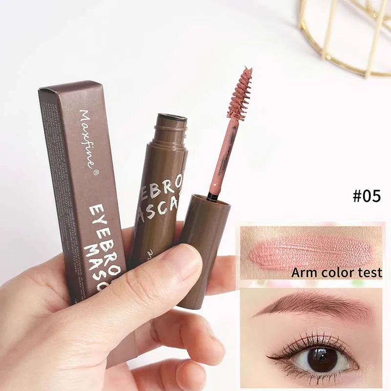 Natural Eyebrow Mascara Tinted Brow Gel Waterproof Eyebrow Tint Lighten Brown Dark Eyebrows Natural Staining Eyebrow Dye Makeup