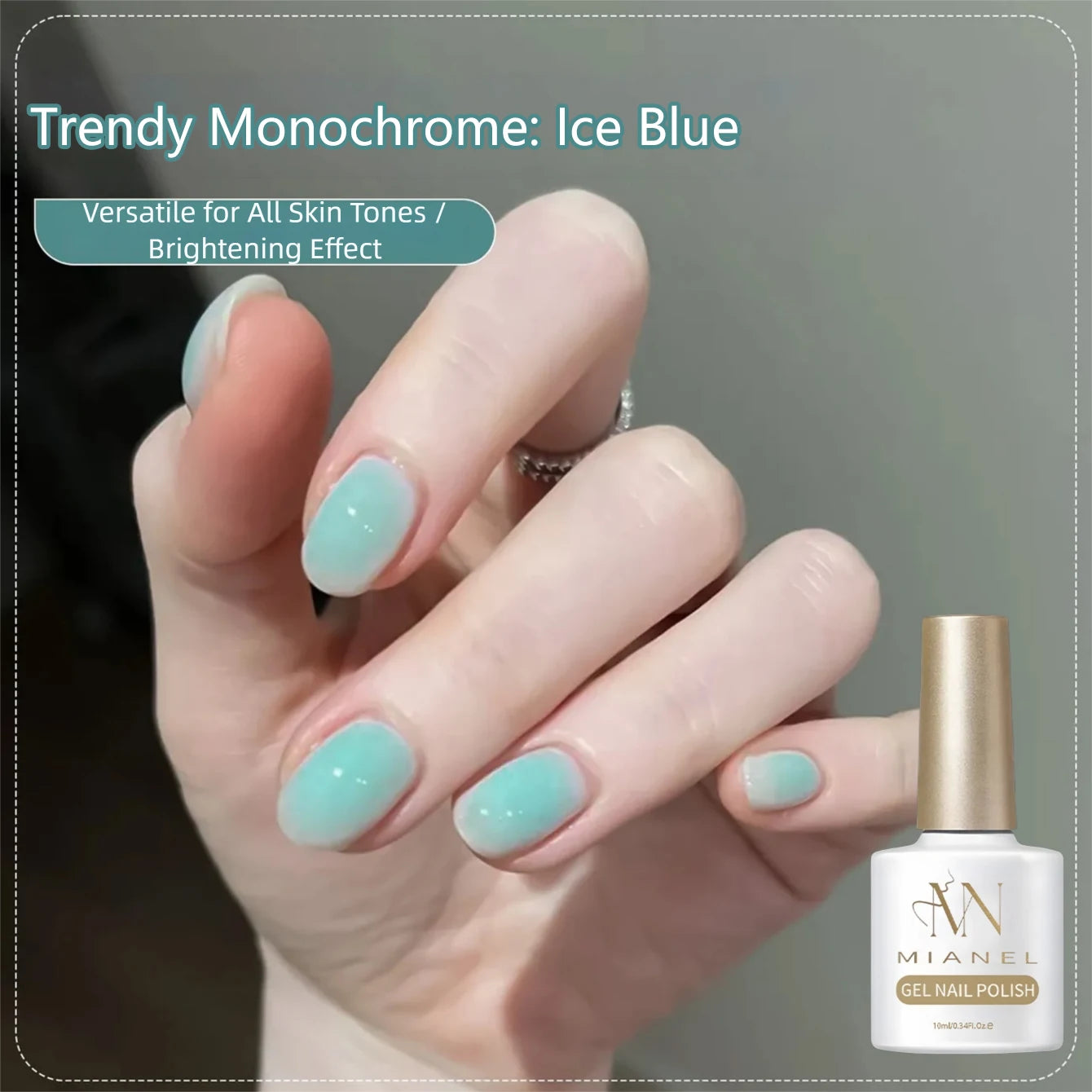 Premium Feel Summer Ice Clear Mint Blue Green Jelly Gel Nail Polish Cute Nails UV LED Light Nails Suitable For Toe Nails