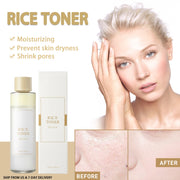 Rice Toner Moisturizes, Brightens, Shrinks Pores, Prevents Dryness, Suitable For All Skin Types And Facial Skincare Products