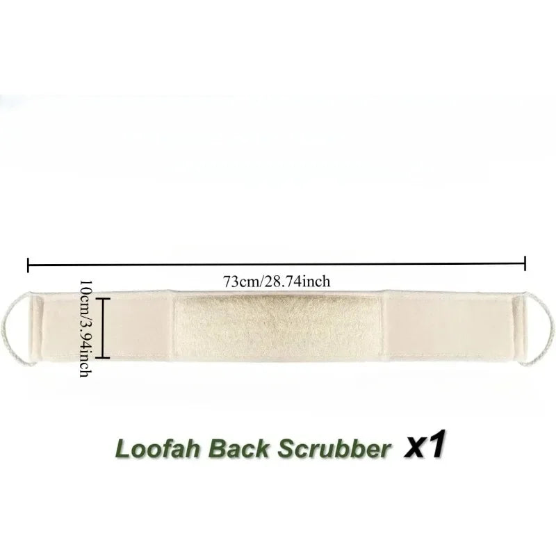 Back Skin Scrubber Massage Exfoliating , Long Strip for Back Scrubbing