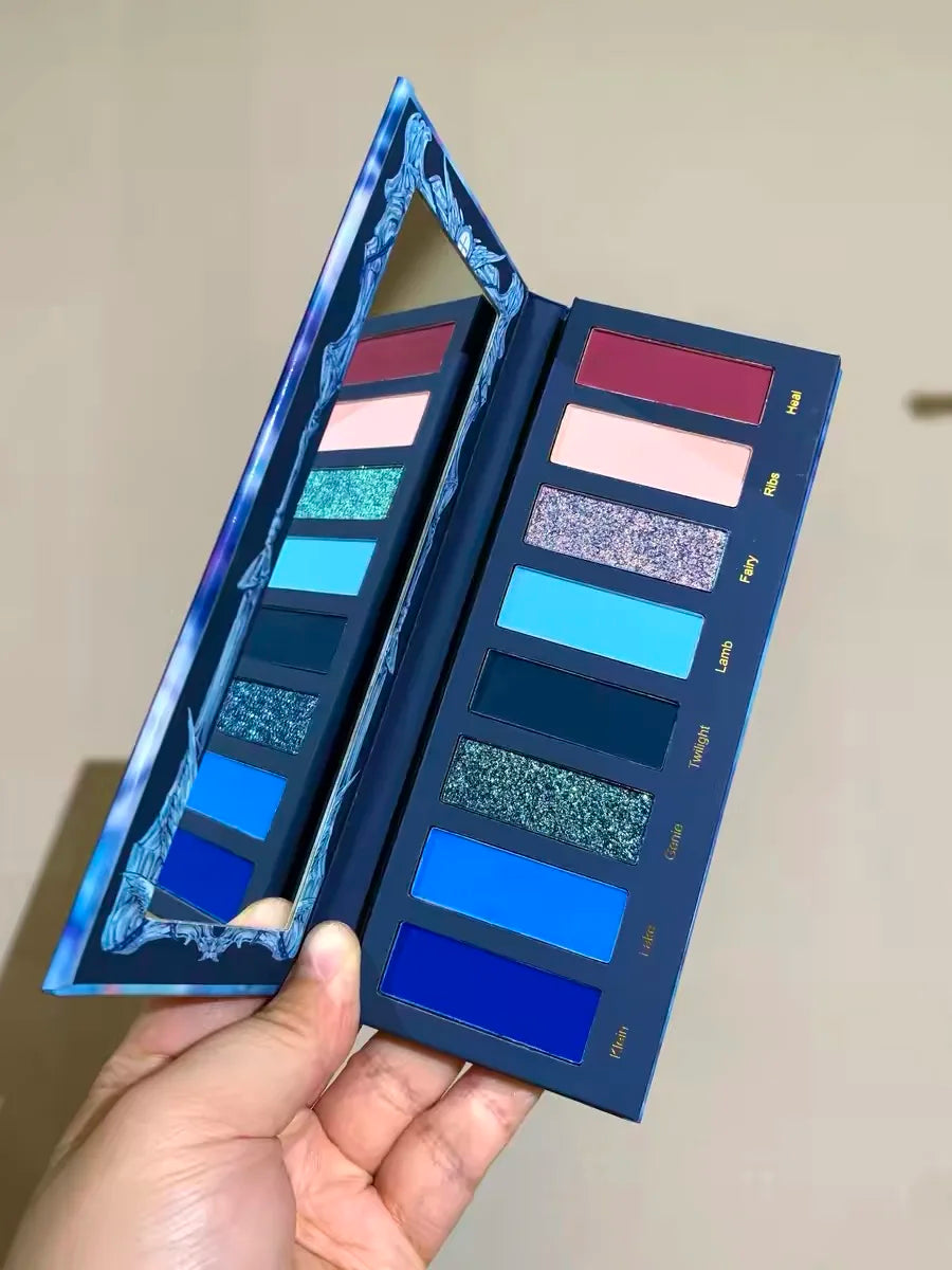 Narimi Eyeshadow Palette 8 Colors Chameleon Shimmer Matte Waterproof Long-lasting Professional Eye Shadow Cosmetic Makeup