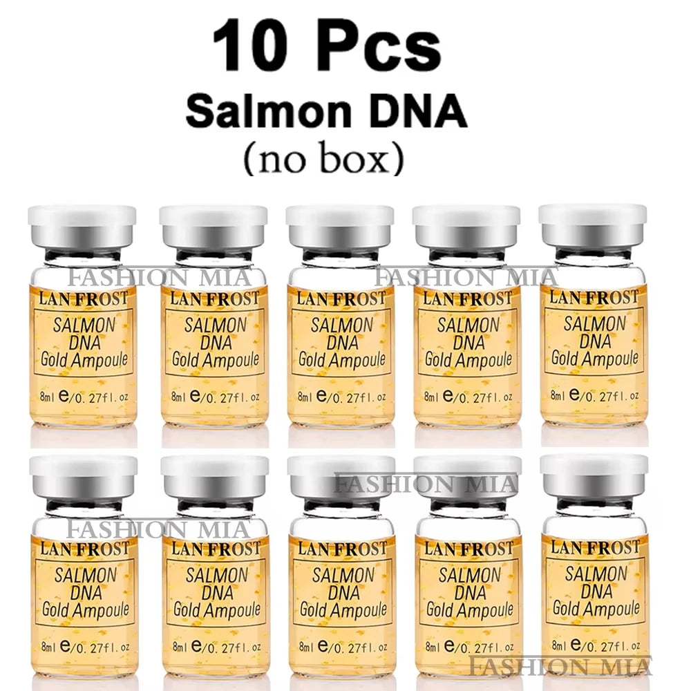 Korea 8ml Salmon DNA Beginner Skin Booster Serum Kit Facial Whitening Moisturizing Men Women Skin Care