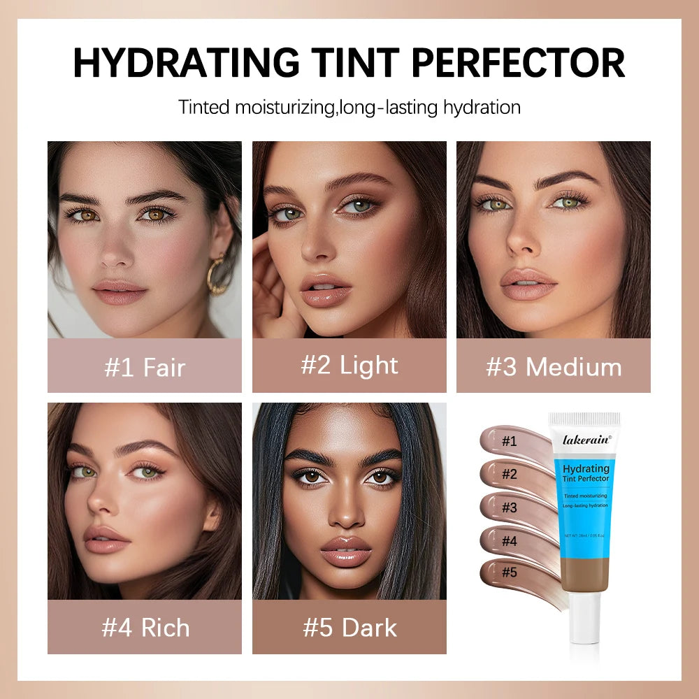 Long-Lasting Hydrating Tinted Moisturizer Spray for Face – Lightweight Moisturizing Mist for Fresh Bright Skin & Smooth Finish