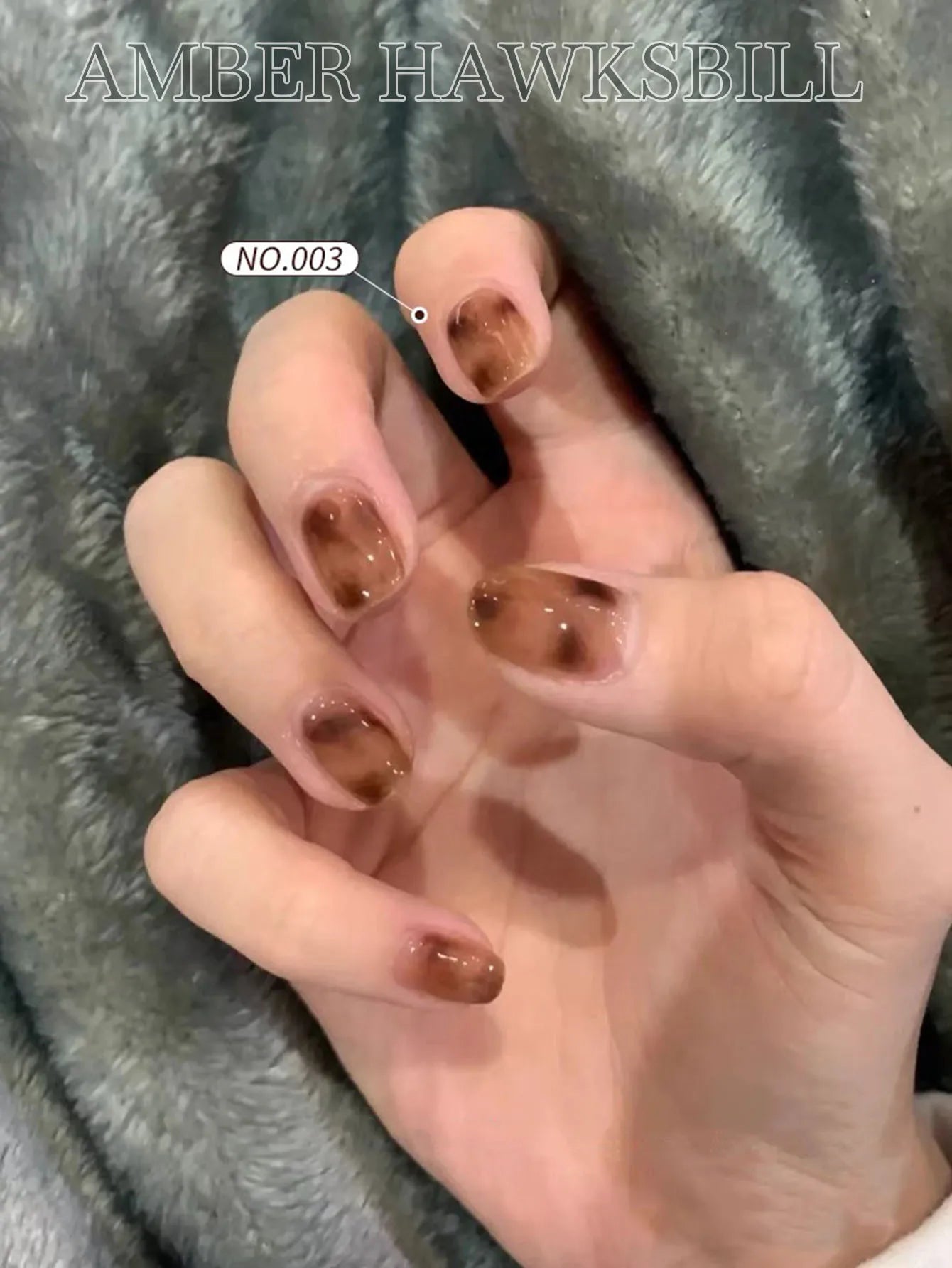 1-6pcs PSK Tortoiseshell Amber Gel Nail Polish 2026 New Autumn Popular Maillard Brown Semi Transparent Amber Dyeing Gel NaIl Art