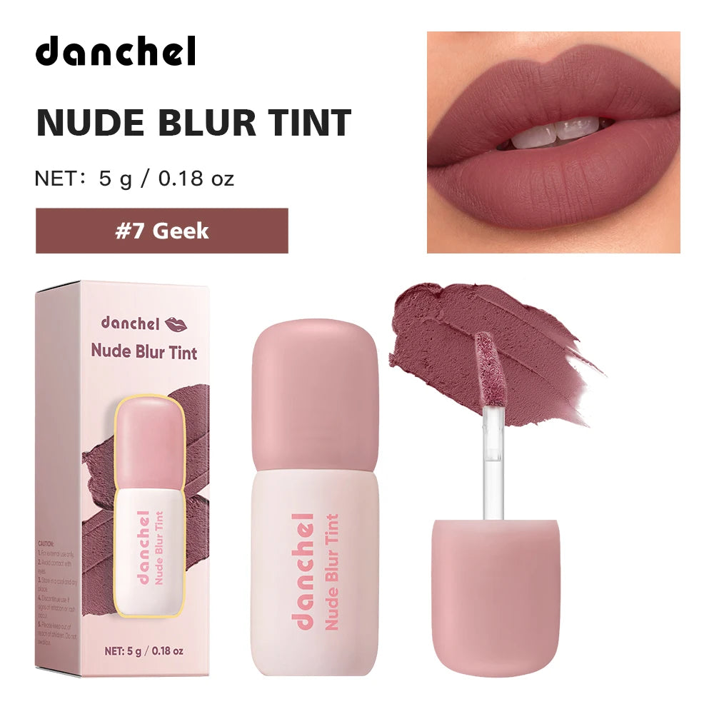 Nude Blur Tint Smudge-proof Visibly Smooths Lip Lines Airy Matte Texture Lip Gloss Wide Range of Shades 2-in 1 Lip & Cheek Tint