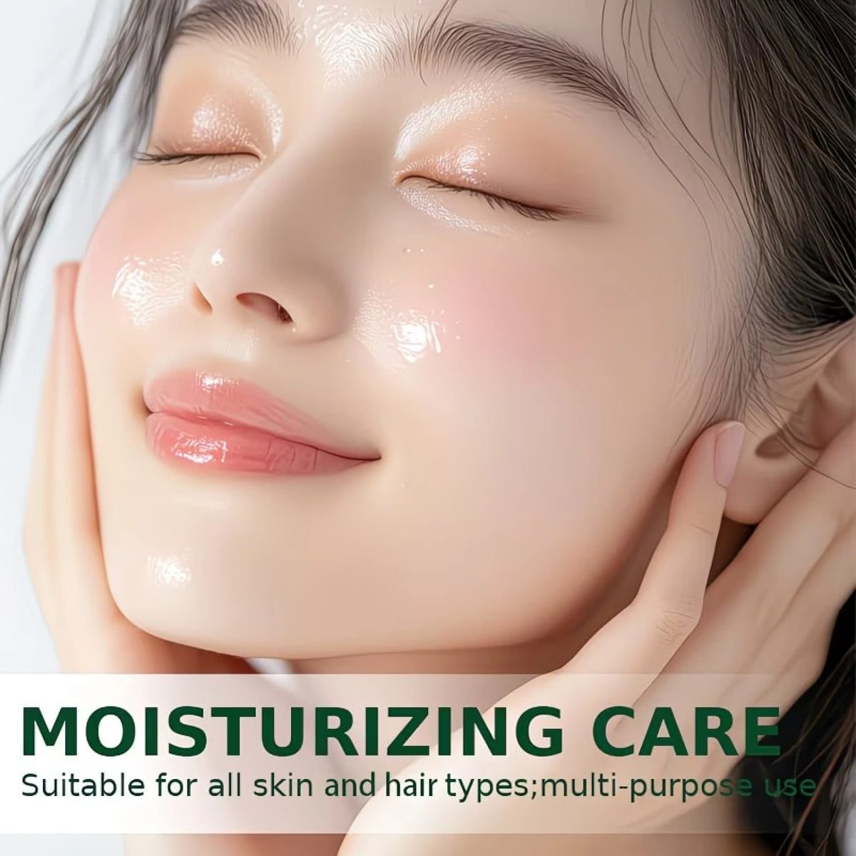 Pure Aloe Vera Gel with Hyaluronic Acid, Cooling & Moisturizing for All Skin Types
