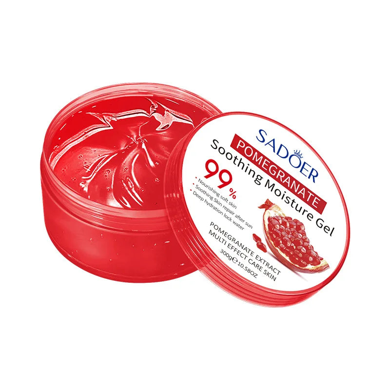 300g Aloe Vera Hydrating Gel Vitamin C & Collagen Moisturizer Skin Gel Evening Primrose VE Soothing Repair Gel for Face & Body