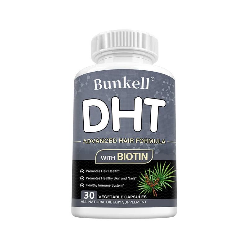 DHT Blocker, Premium Hair Care Formula, with Biotin Supplement, Support Healthy Hair,  Skin, and Nails, Promote Immune System
