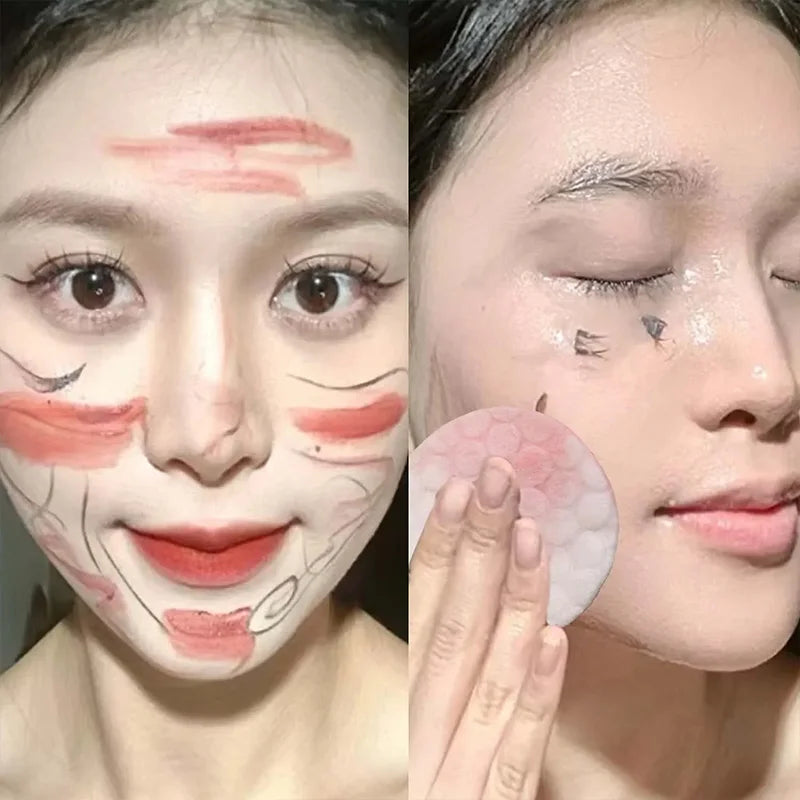500/100pcs Facial Cleaning Cotton Pads Soft Skin Cleansing Facial Absorbent Paper Makeup Remover Pad Makeup Tools & Accessories