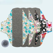 18x18cm Cotton Reusable Menstrual Pads Colored Cotton Washable Sanitary Napkin Menstrual Ecological Cloth Nursing Pads