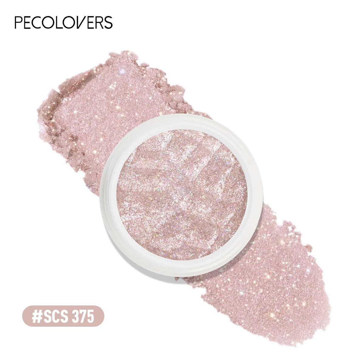 Single Color Easy To Apply High-gloss Eyeshadow Mashed Potato Mashed Mirror Pearlescent Glitter Eyeshadow Palette