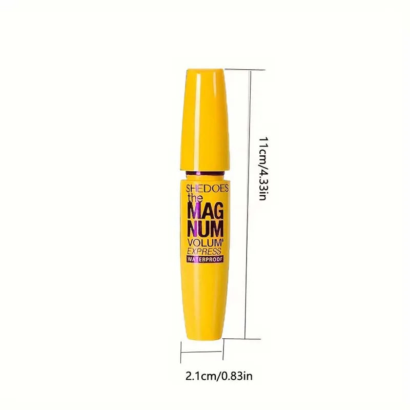 Waterproof and Slender Eye Black, Curly, Thick, Natural, Easy to Apply, Long-Lasting, Yellow and Fat Eye Black