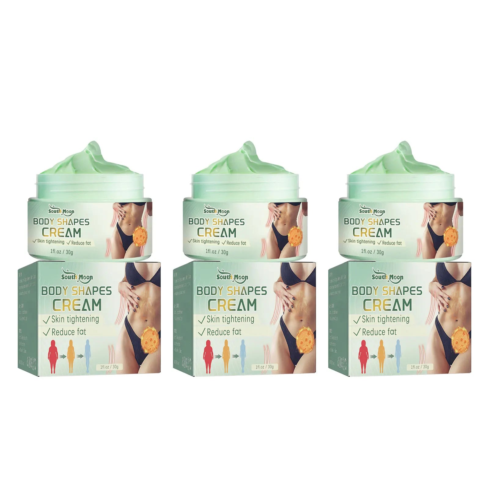Fat Burn Slimming Cream Belly Firming Abdominal Muscle Sculpting Reduce Thigh Fat Metabolize Enhancer Cellulite Removal Cream
