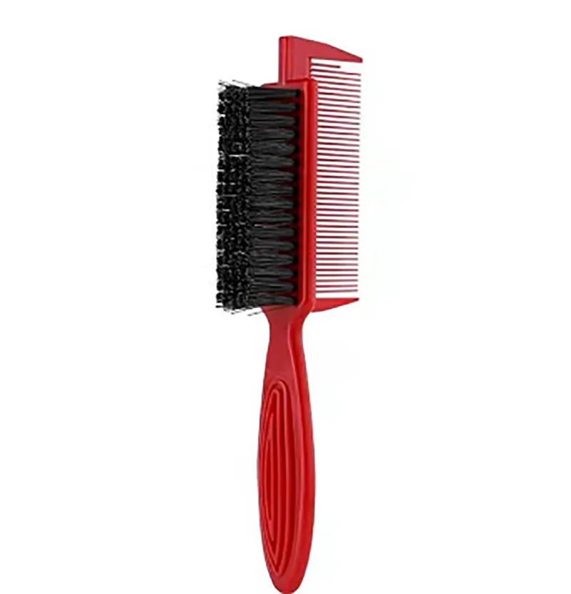 CestoMen Soild Wood Professional Fade Brush Barber Neck Sweeping Brush Comb Haircut Accessories Facial Cleaning Tools For Men