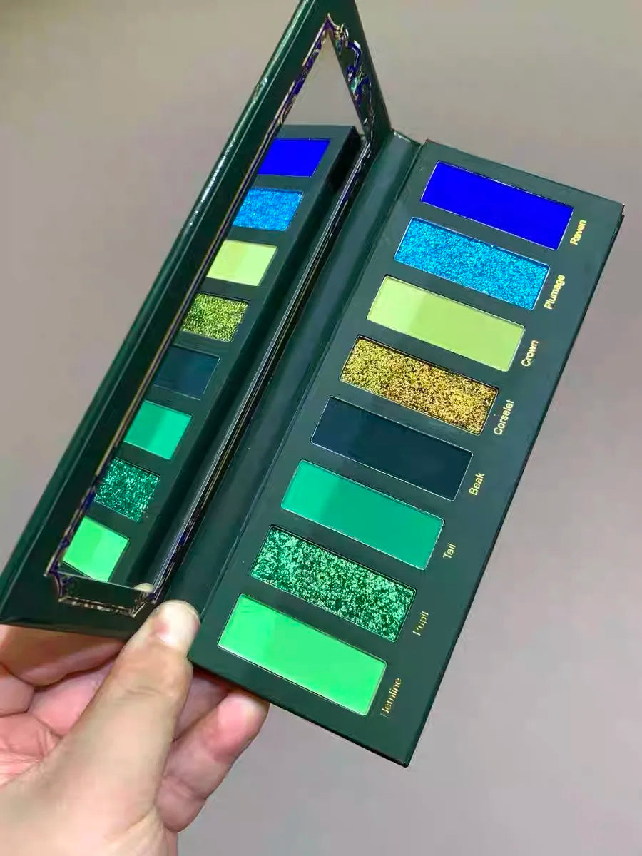 Narimi Eyeshadow Palette 8 Colors Chameleon Shimmer Matte Waterproof Long-lasting Professional Eye Shadow Cosmetic Makeup