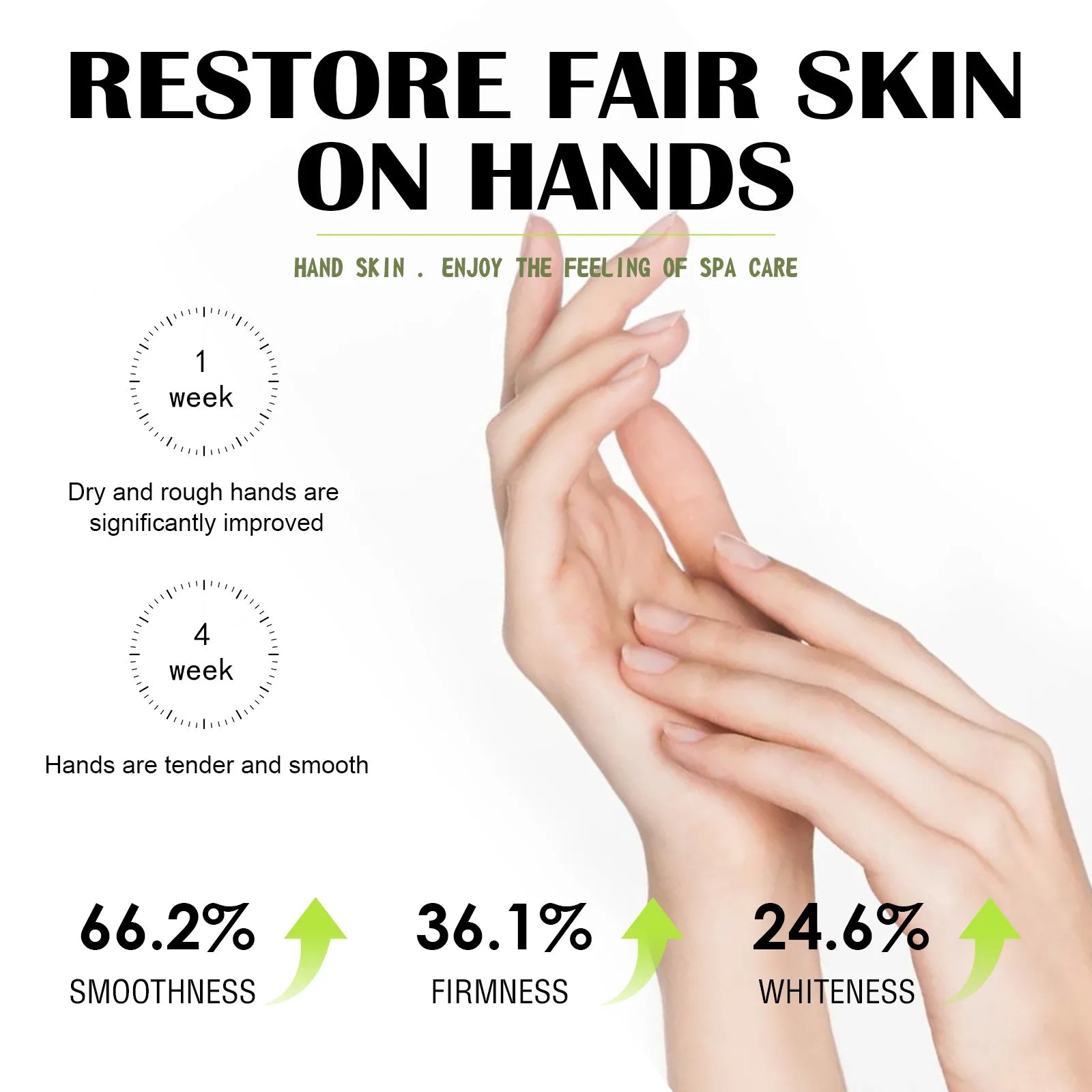 Green Tea Repairing Hand Mask Skin Rejuvenation Anti Cracking Moisturizing Dead Skin Removal Firming Nourishing Care Hand Mask