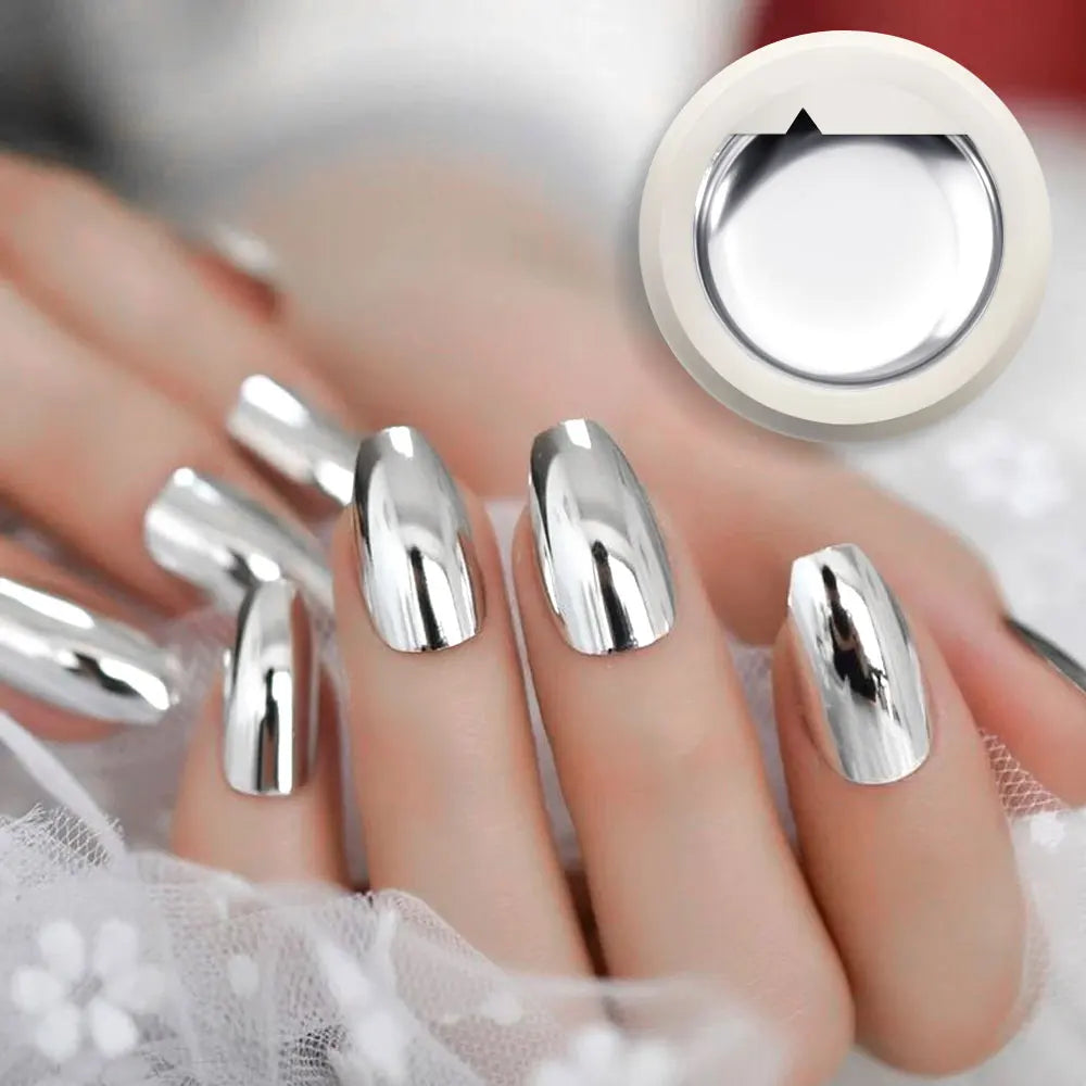 Venalisa Silver Gold Metal Super Mirror Effect Painting Gel GDCOCO Pure Color Neon Gemstone Soak Off UV LED Nail Gel Lacquer