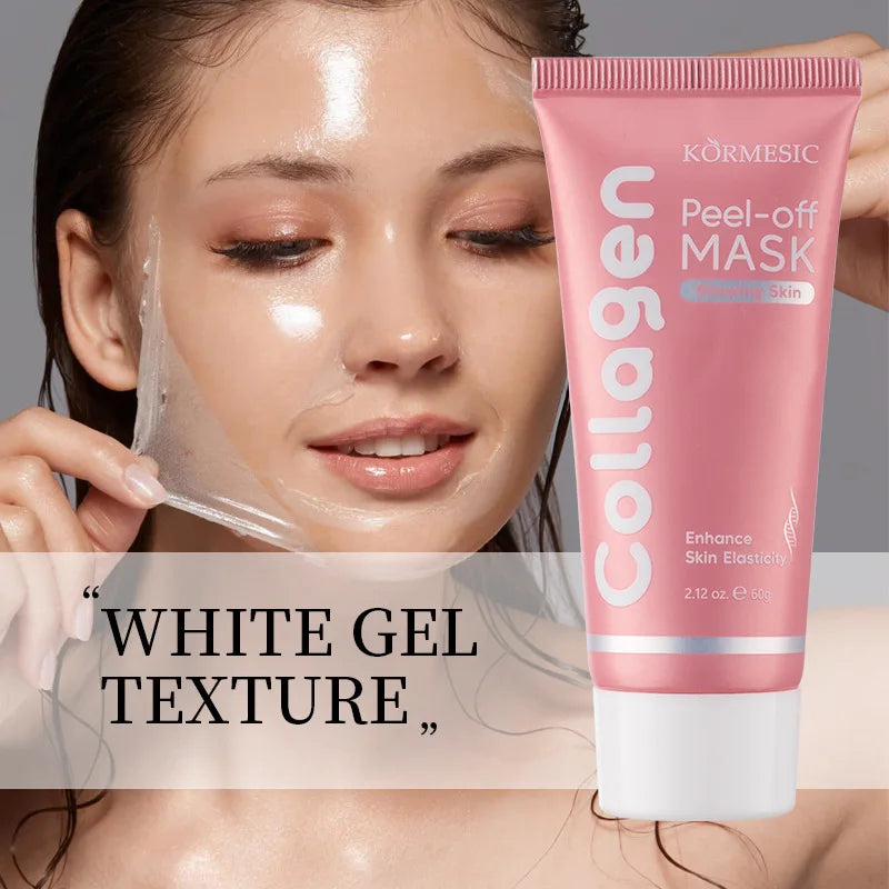 60g Deep Collagen Mask Peel Off Mask Face Anti Wrinkle Lifting Skin Care Masks Bio Pack Night Wrapping Woman Overnight Skin