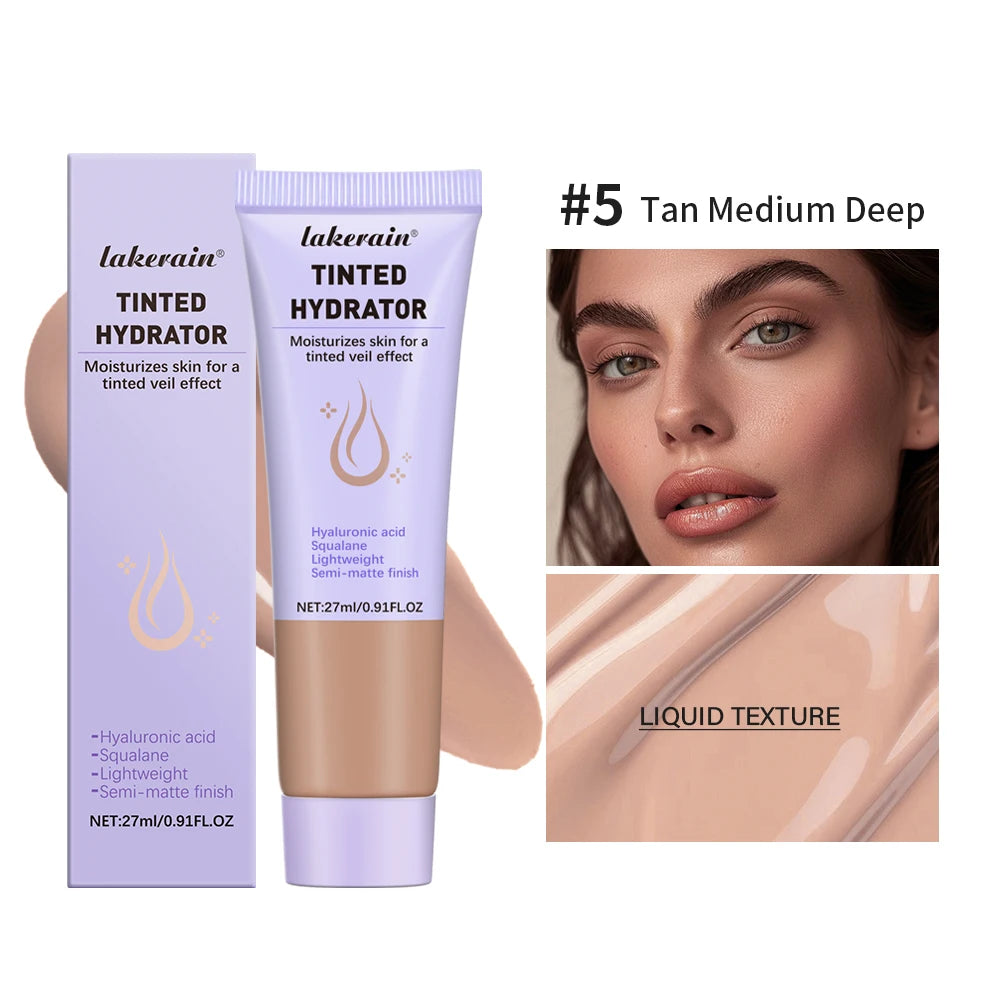 Jelly Tinted Moisturizer for Face – Transparent Hydrating Gel Tint for Soft Smooth Skin Texture & Even Tone Glow