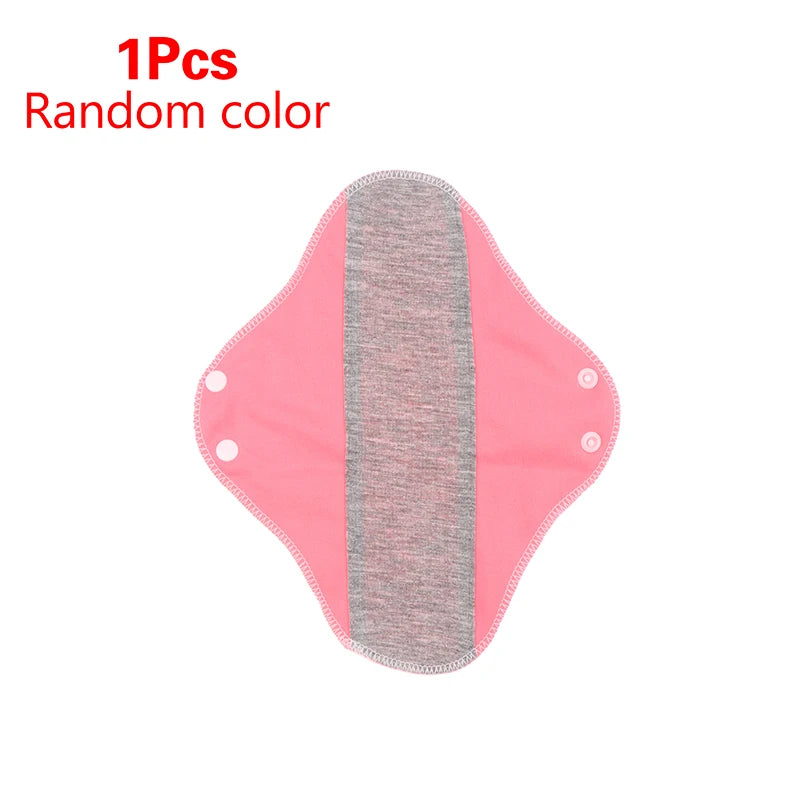 1/4pcs Thin Cloth Pads Soft Cotton Washable Feminine Panty Liners Sanitary Pads Napkin Daily Reusable Menstrual Hygiene Pads
