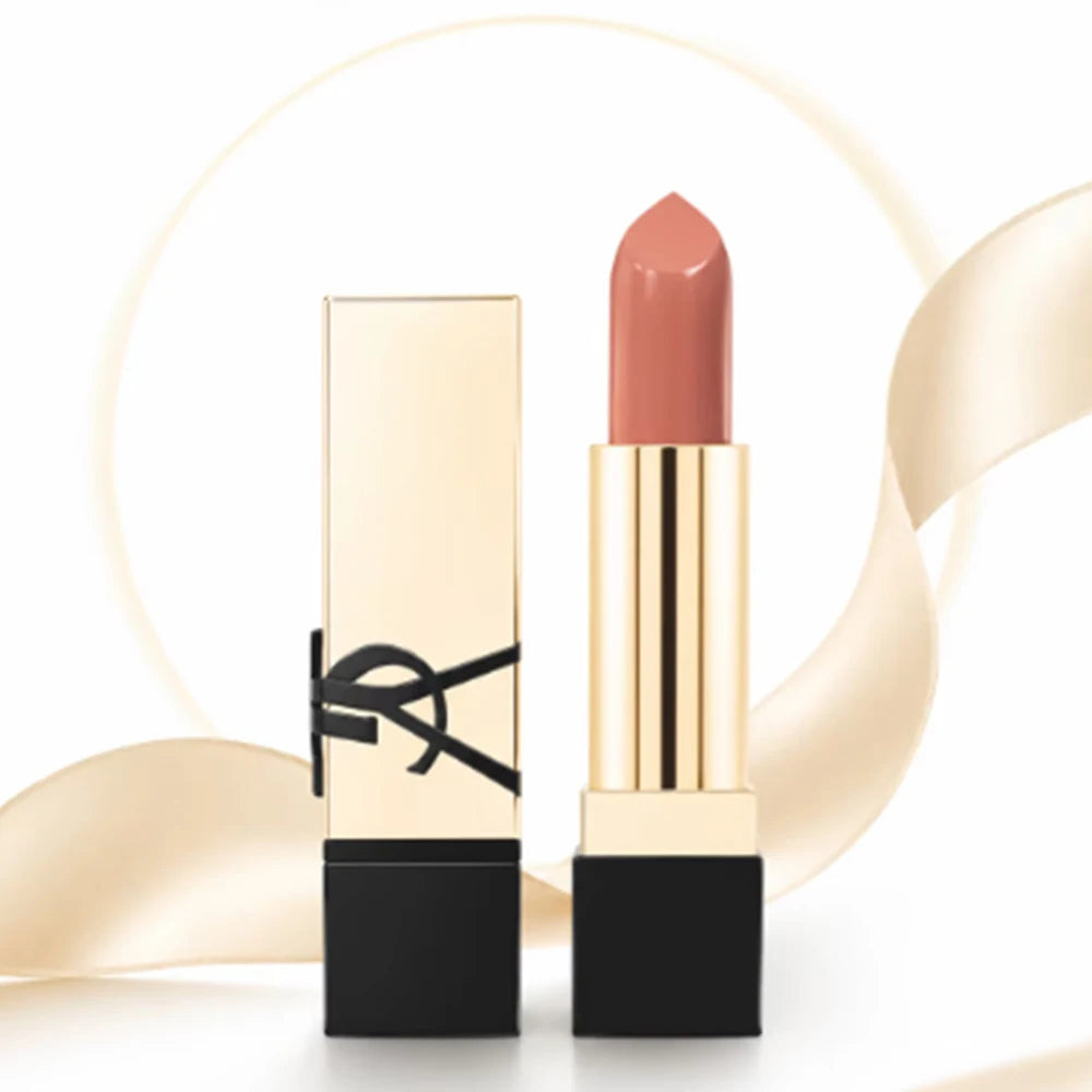 YSL Rouge Pur Couture Satin Lipstick Mini NM Nu Muse 1.3g Moisturizing Long Lasting Lipstick with Ceramides Nourishing Lip Care