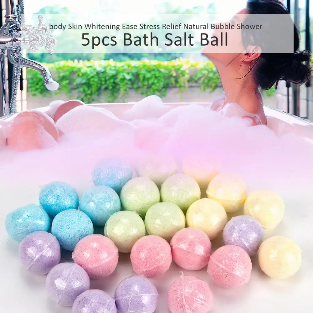 Bath  Pack Gift Set Bath Salt Balls Essential Oil Bath s for Moisturizing Skin Fizzy Spa Bath Bubble  Aromatic Odor