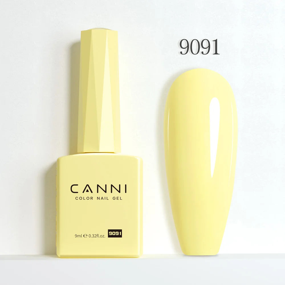 CANNI Nail Gel Polish HEMA FREE TPO FREE Summer Colors Semi Permanent Soak Off UV LED Self-leveling Great Coverage Gel Varnish