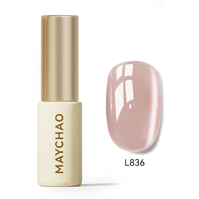 MAYCHAO 5ML Gel Nail Polish 9D Laser Diamond Glitter Cat Eye Gel Semi-Permanent Soak Off UV LED Gel Nail Manicure Tools Nail Art