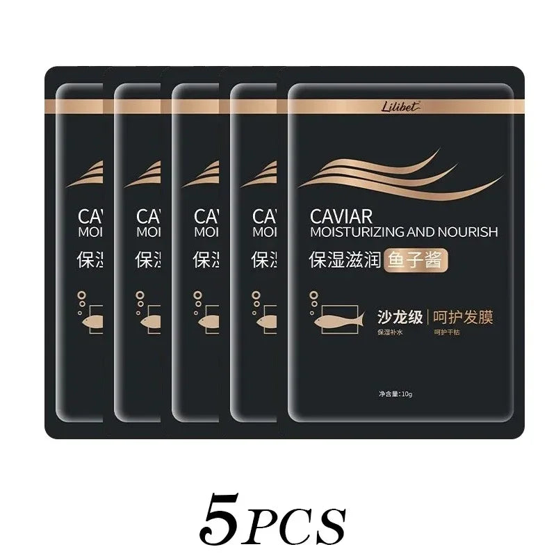 1-5Pcs Magical Keratin Hairs Mask Dual Nourishes Silky Smooth Hair Conditioner Repair Damaged Frizzy Hair Deep Moisturize Hair