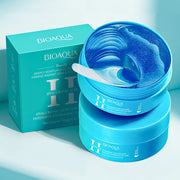 80pcs BIOAQUA Crystal Collagen Eye Mask Anti Dark Circles Anti-Wrinkles Moisturizing Whitening Anti-Aging Retinol Eye Patches