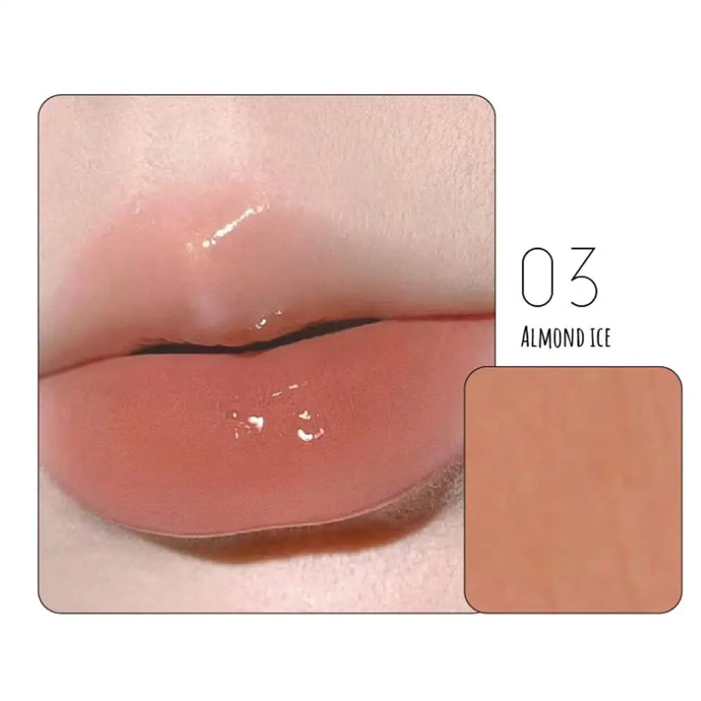 Mirror Watery Essence Lip Gloss Liquid Lipstick Jelly Lip Glaze Fading Lip Lines Water Light Jelly Makeup Moisturizing Lips Tint