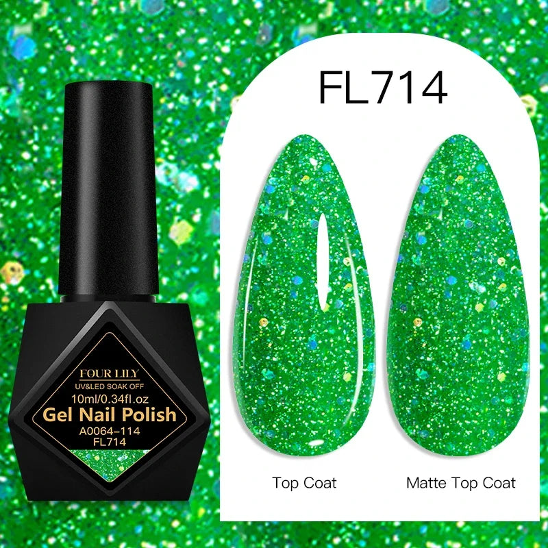 10ml Gel Nail Polish 162 Colors Nail Supplies Vernis Semi Permanent Nail Art Manicure Soak Off LED UV Gel Nail Varnishes Summer