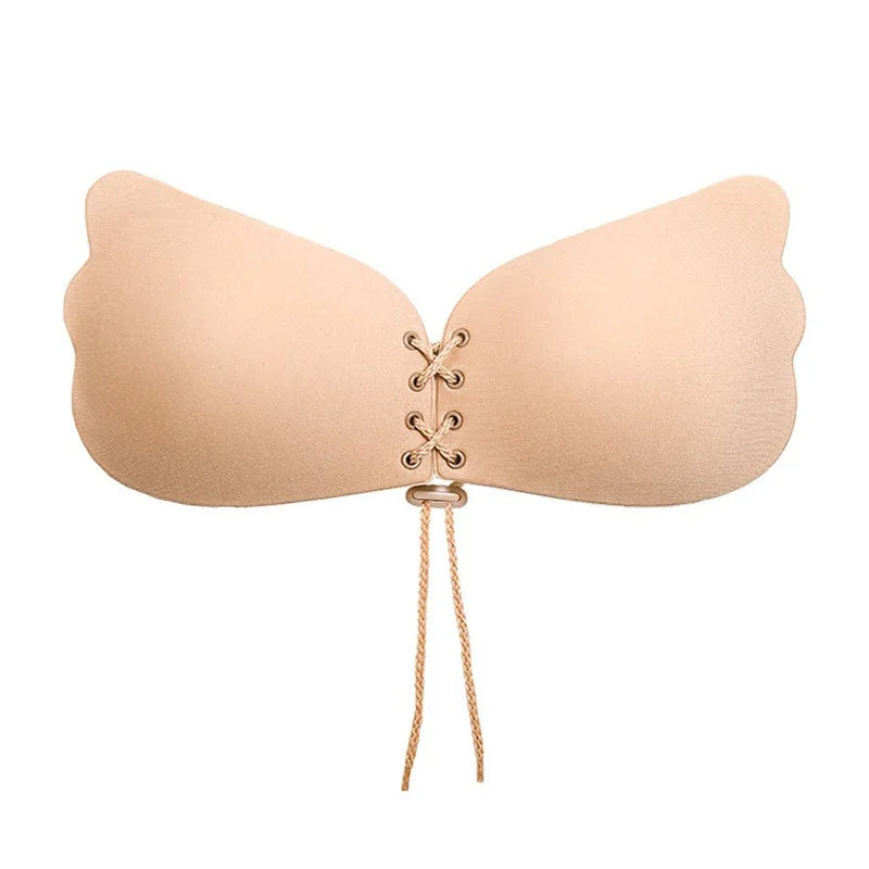 Silicon Adjustable Nipple Bra Tape Invisible Lift Push Up Bra Breathable Adhesive Reusable Breast Pad Bra