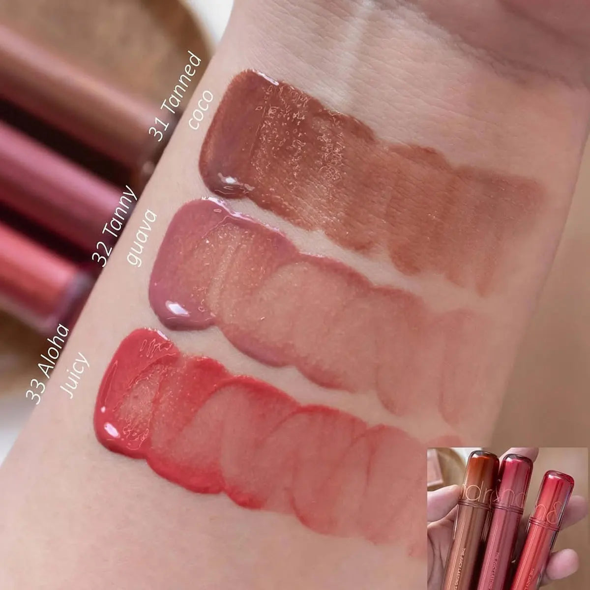 rom&nd THE JUICY LASTING TINT-10 Shades,Mirror Shine Finish,Lip Gloss,Luxury Makeup,Korean Cosmetic,K-Beauty,Korean Makeup