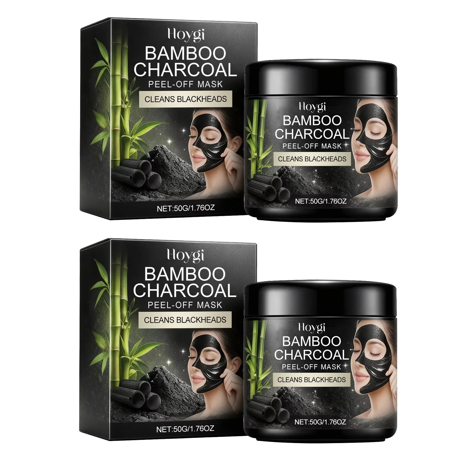 Charcoal Peel Off Mask Cream Blackhead Remover Deep Pore Cleansing Purifying Hydrating Facial Mask For All Skin Types