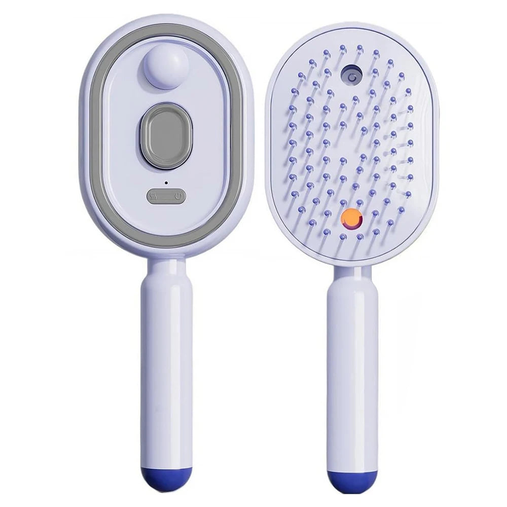 Electric Spray Air Cushion Comb for Women Retractable Hair Massage Brush for Thick Fine Curly Hair Electric Steam Brush for Hair
