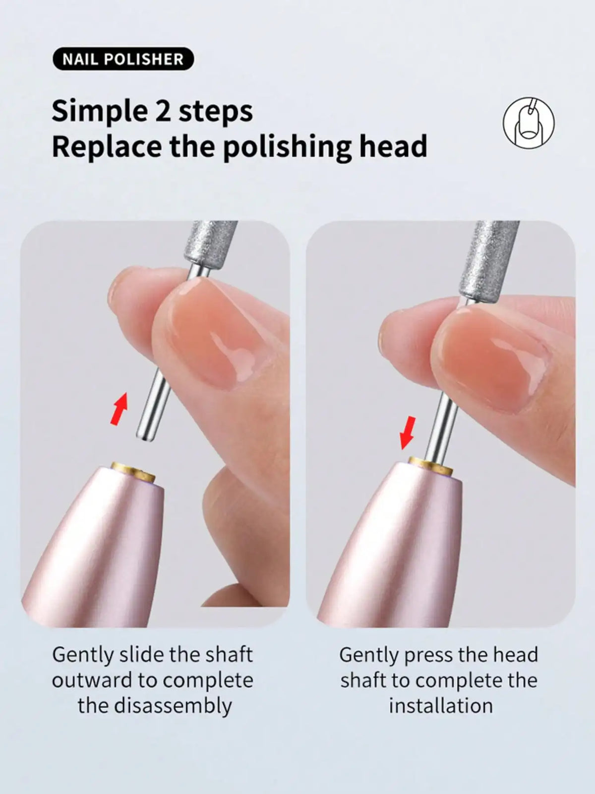 20,000RPM Rechargeable Electric Nail Drill, Portable Nail File Machine For Acrylic, Gel Nails Polishing, With 11 Sanding Bits And 20 Sanding Bands, Suitable For Beginners And Professionals, Professional Tool Manicure Set, Gre