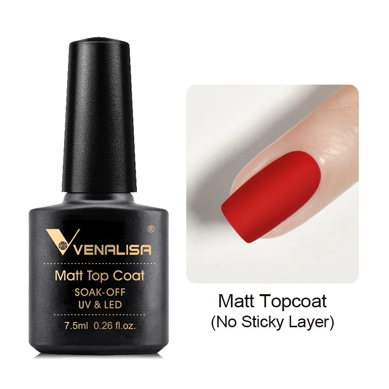 VENALISA Reinforce Thick Base Nail Gel Polish Tempered Nowipe Semi Permanent Gellack 7.5ml Soak off UV LED Organic Gel Varnish