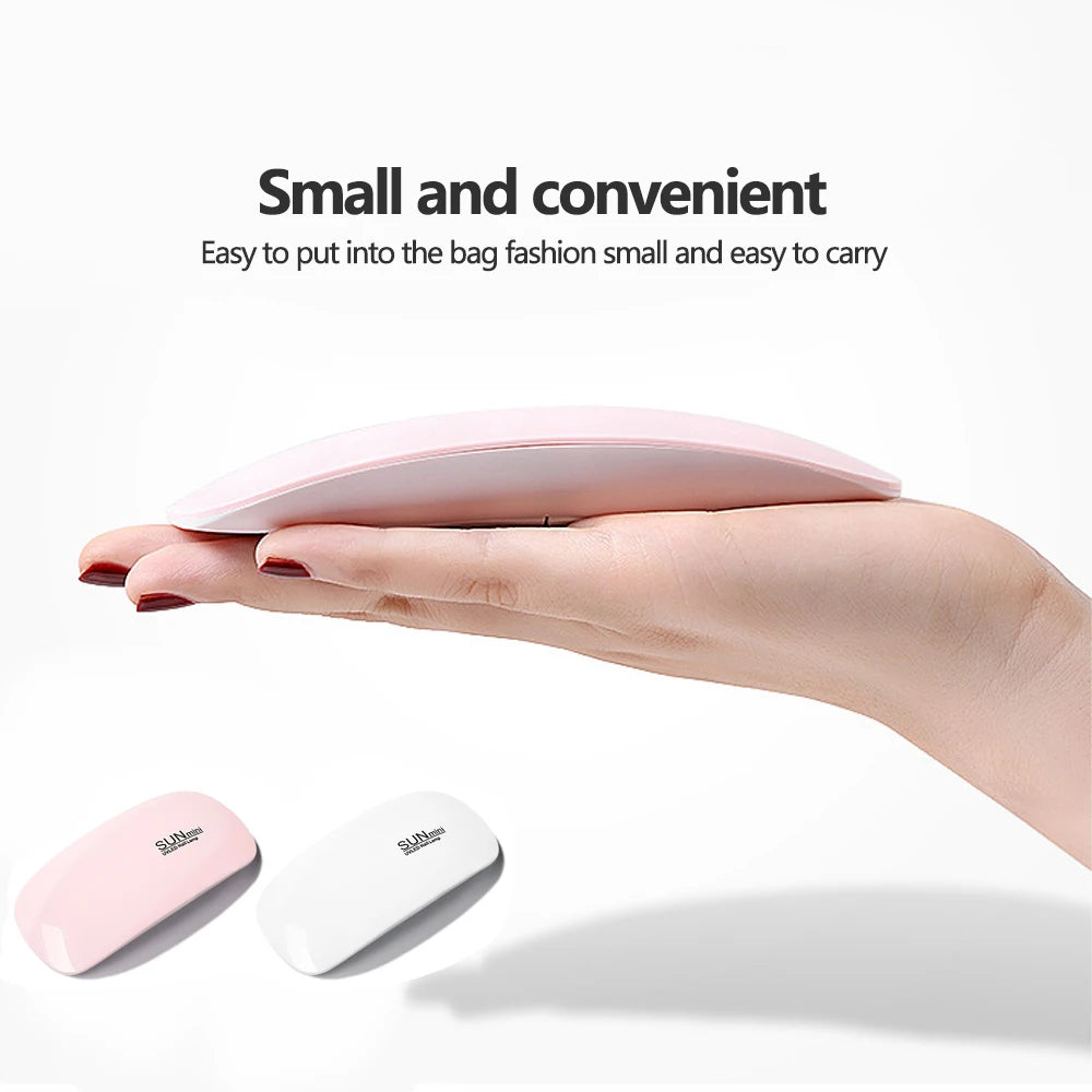 LINMANDA LED Nail Lamps for Gel Mini UV Light for Nails Portable LED Nail Lamp Nail Dryer Gel Lamp for Women and Girls Manicure