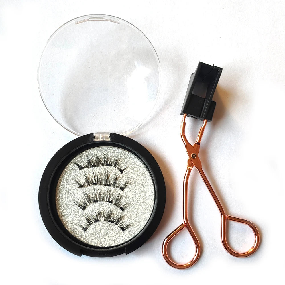 Reusable Magnetic Eyelashes 3D False Mink Lash Natural Wispy Long Manga Eyelash Fashion Korea Eyelash For Lashes Extension