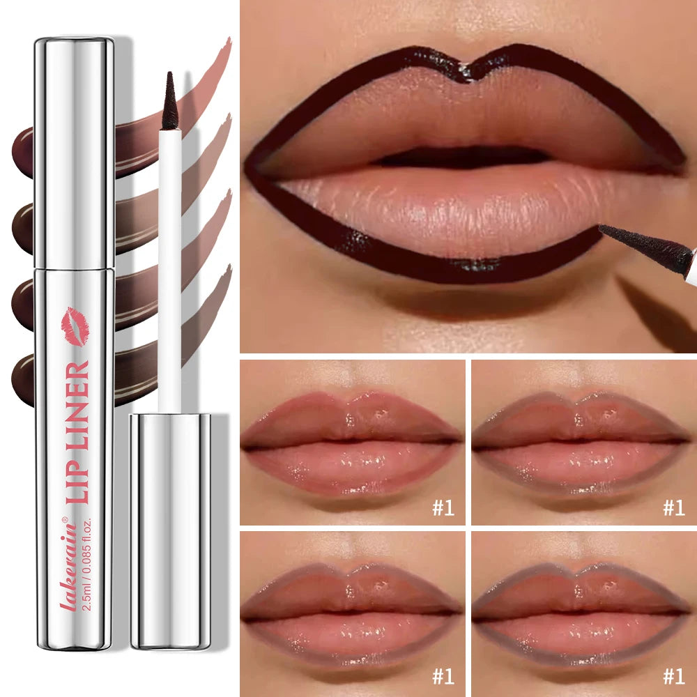 Peel Off Lip Stain Lip Liner Tattoo Long-Lasting Waterproof Smudge-Proof Transfer-Proof Matte Lipliner Magic Lip Cosmetic