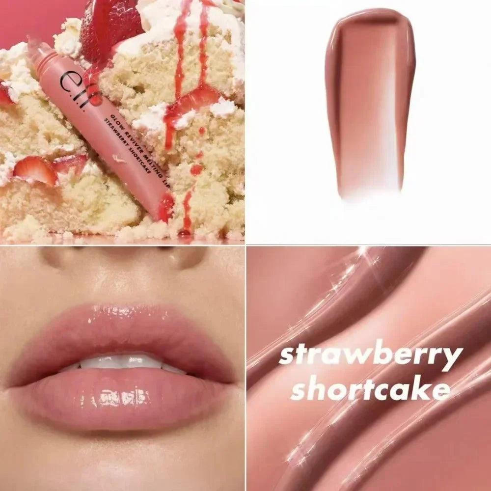 Hot Brand Elf 2Pcs Duo Set Mango-Watermelon Mint-Chocolate Bubblegum-Cherry Lip Balm Lasting Moisturizer Lip Gloss Cosmetics