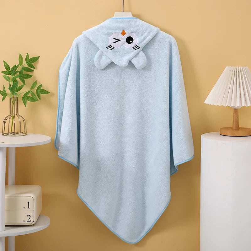 New Coral Fleece Bath Towel for Infants and Children, Suitable for Use in Bathrooms, Swimming Pools, Beaches, and Families. Can Be Used as a Newborn Blanket. Super Absorbent, Comfortable and Soft Fabric. New Pattern Design. M