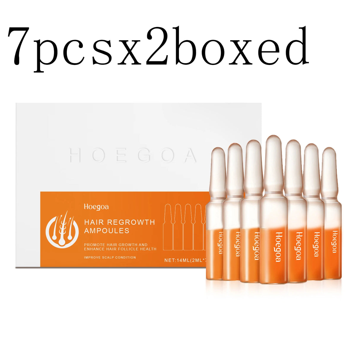 Hair Growth Serum Ampoules - Nourishing Scalp Serum for Promoting Hair Growth, Enhancing Follicle Health and Nutritive Care