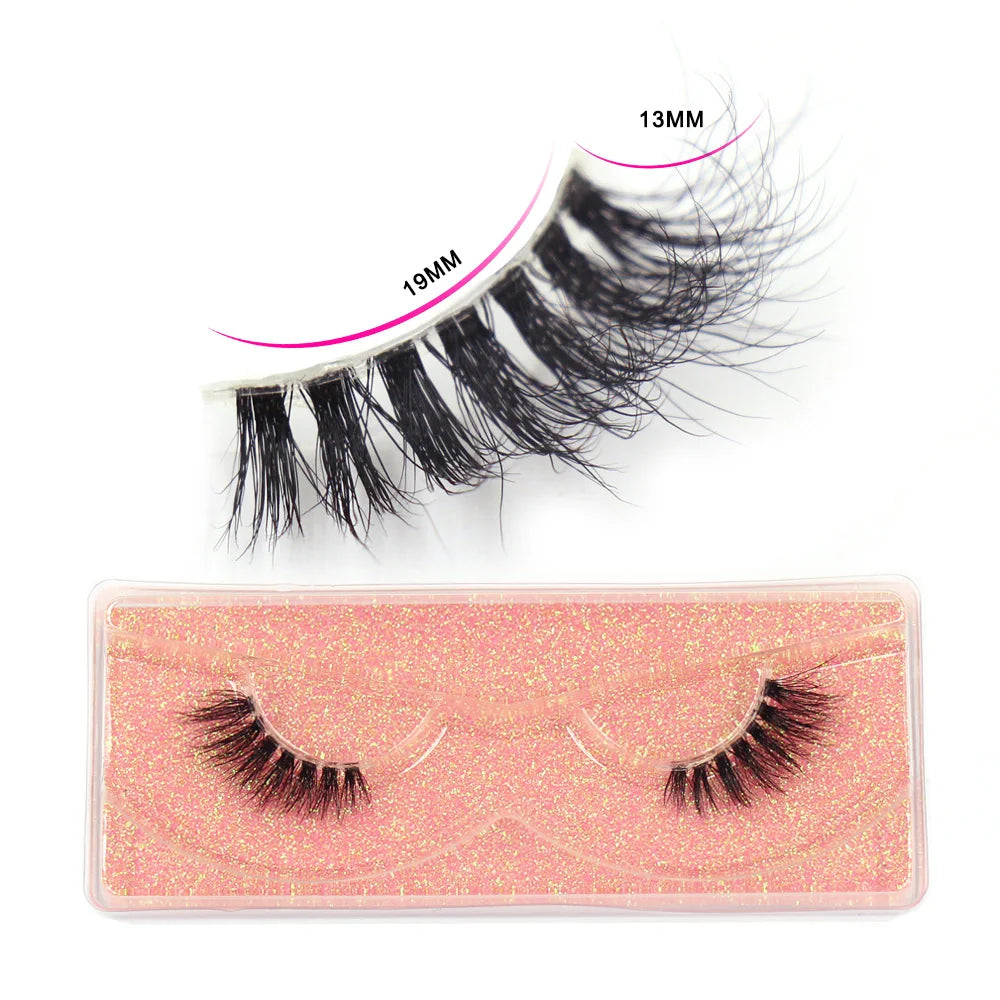 LEHUAMAO Half Eyelashes Natural Half Eye False Eyelashe Soft Wispy 3D Mink Lashes Eyelash Extension For Foxy Eye Sexy Eye Makeup